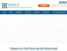 Tablet Screenshot of fadica.org